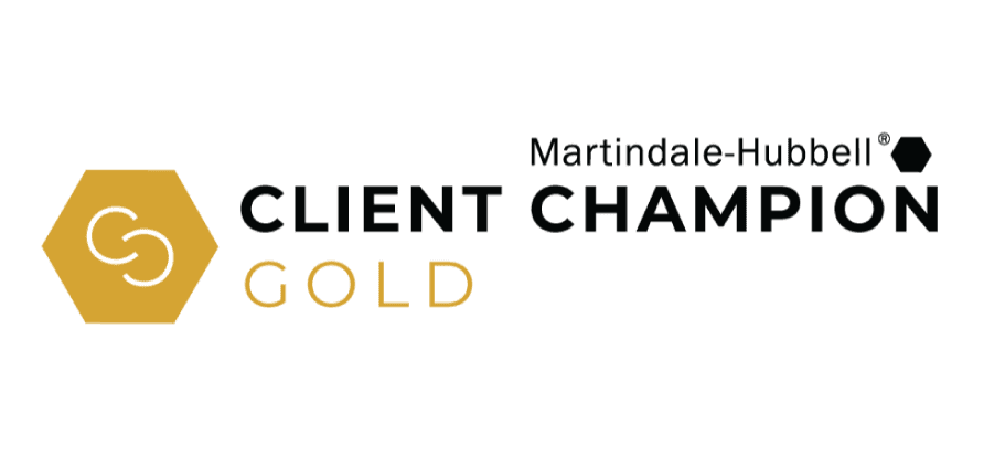 Martindale-Hubbell Client Champion Gold